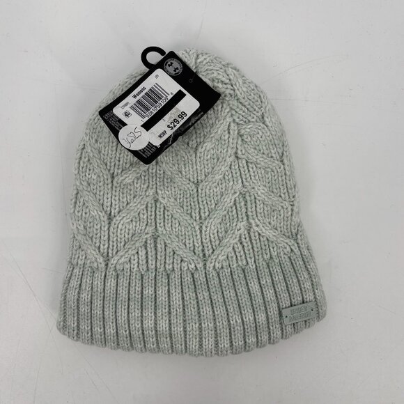 Under Armour Women's Around Town Beanie UA Logo Stretch Knit Green OS NWT, $30 - Picture 2 of 5